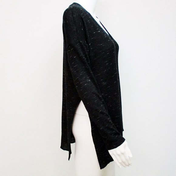 Wilfred Aritzia V Neck Asymmetrical Hem Sweater - Picture 3 of 6